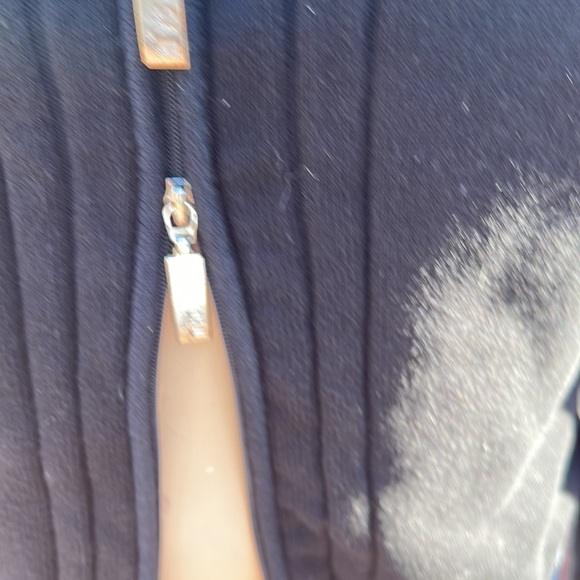 N VO Black Zipper Sweater with Blackstone Emblem  Size M - Picture 9 of 11